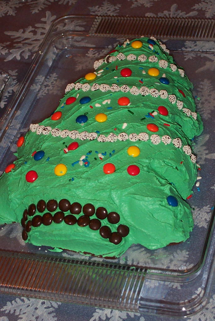 Christmas Tree Cake