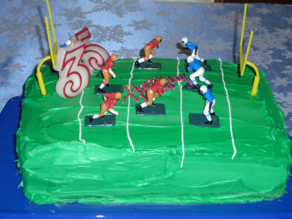 Football Birthday Cake